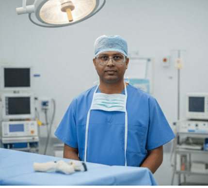 Dr. Behera During Consultation